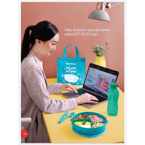 Fit To Go Tupperware Tosca with Bag + Tumbler