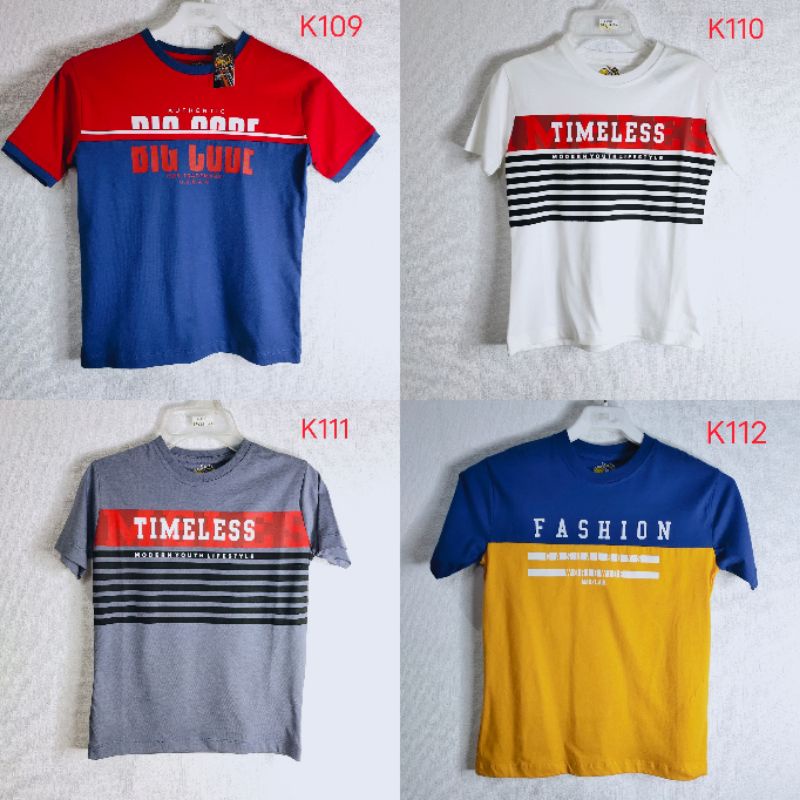 NEW Kaos T-Shirt Kids Anak Laki-Laki Terbaru AK109 AK110 AK111 AK112