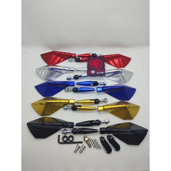 Spion Tomok kecil 2772 universal - Spion Tomok 2772 Variasi Gagang CNC Mini Beat Vario Scoopy Nmax Aerox Lexi PCX Vixion Sonic Jupiter