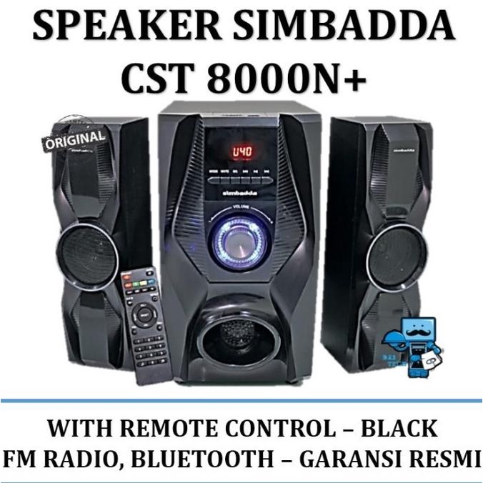 Speaker Simbadda Cst 8000N+ Usb, Bluetooth, With Remote.