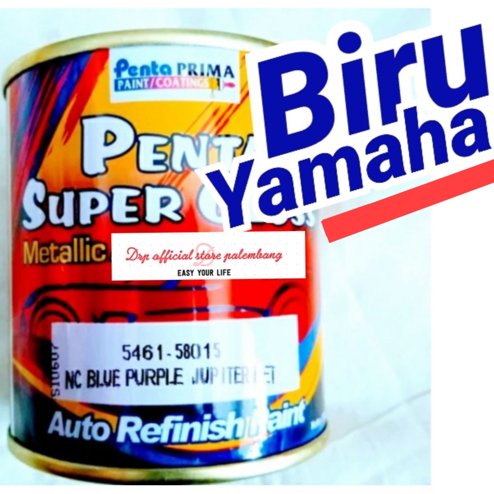 Cat Biru Yamaha Penta Super Gloss NC Blue Purple Jupiter Met Metallic Metalik Metalic Cat Mobil