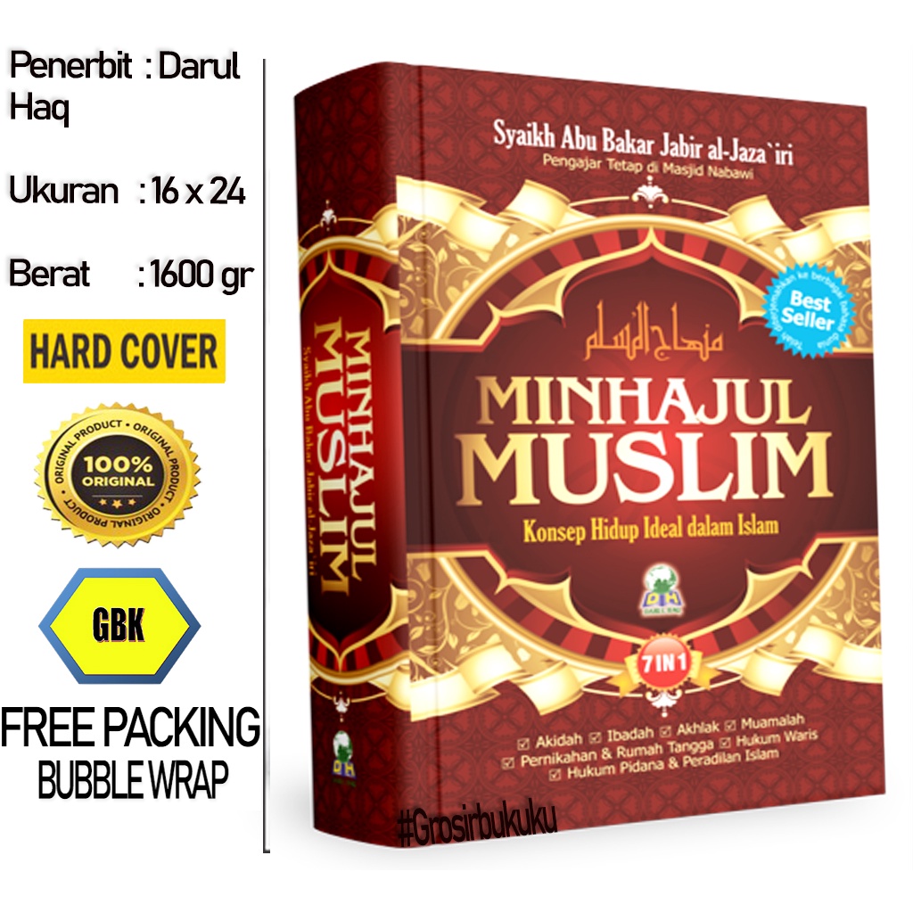 Buku Minhajul Muslim | Konsep Hidup Ideal Dalam Islam - Darul Haq