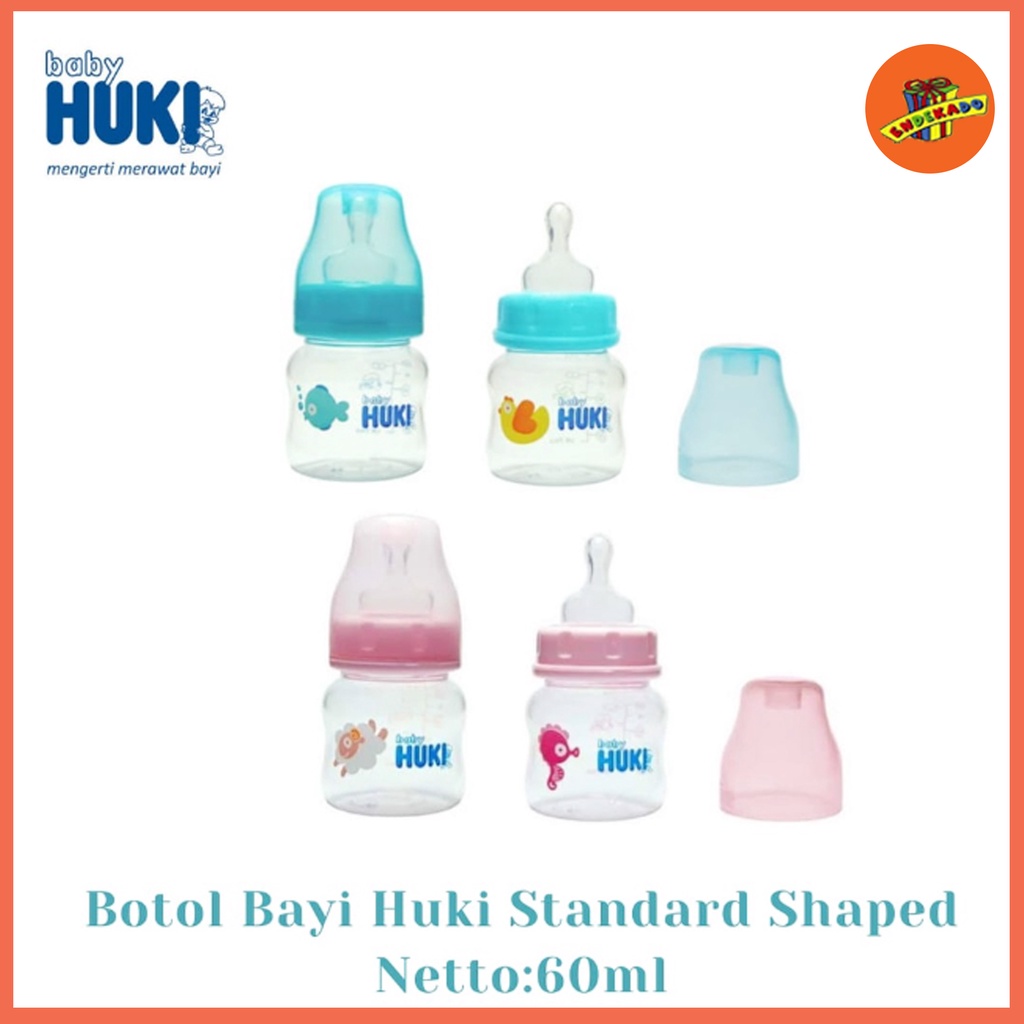 BABY HUKI PP BOTTLE with ORTHODONTIC NIPPLE CI0216 - Botol Susu 60ml