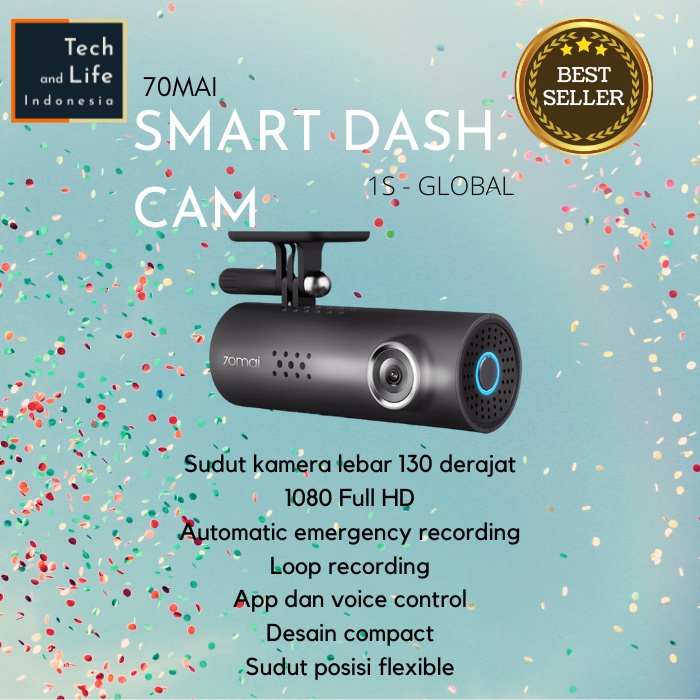 70Mai Smart Dash Cam 1S - Global