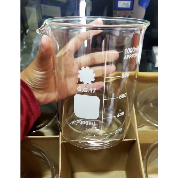 Jual Beaker Glass 1000ml Shopee Indonesia 1768