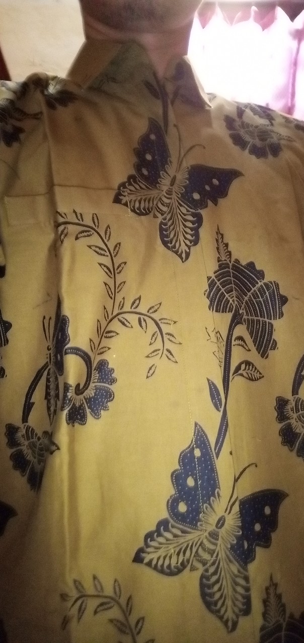 Sarung Batik Solo Set Kemeja Batik Lengan Panjang Motif Kupusaka Kawung Original Bahan Adem & Halus