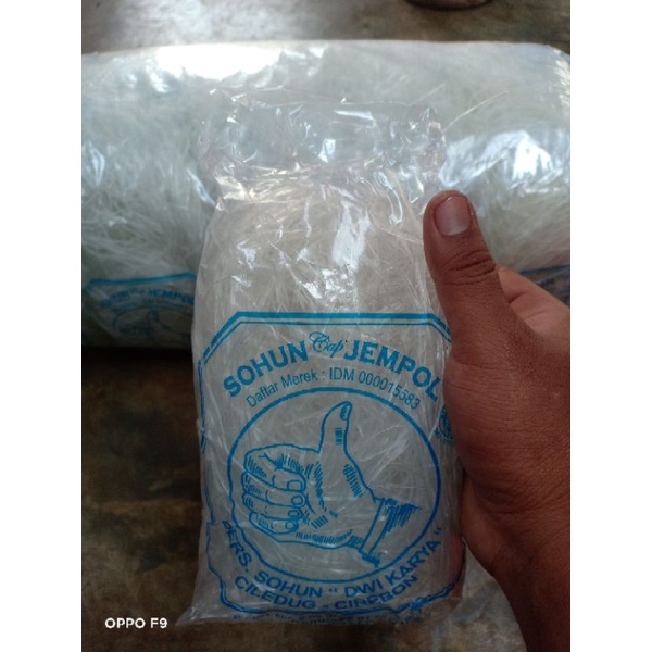

Sohun bakso, sohun cap jempol, 1 ball isi 25pcs