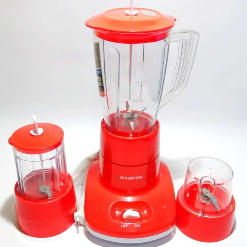 Blender Plastik Maspion MT 1263PL Kapasitas 1 Liter 3 Fungsi