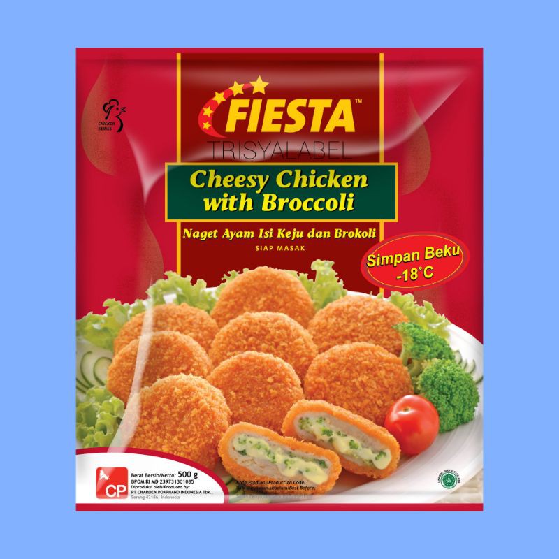 

500gr Fiesta Cheesy Chicken with Broccoli | Frozen Food | TRISYALABEL