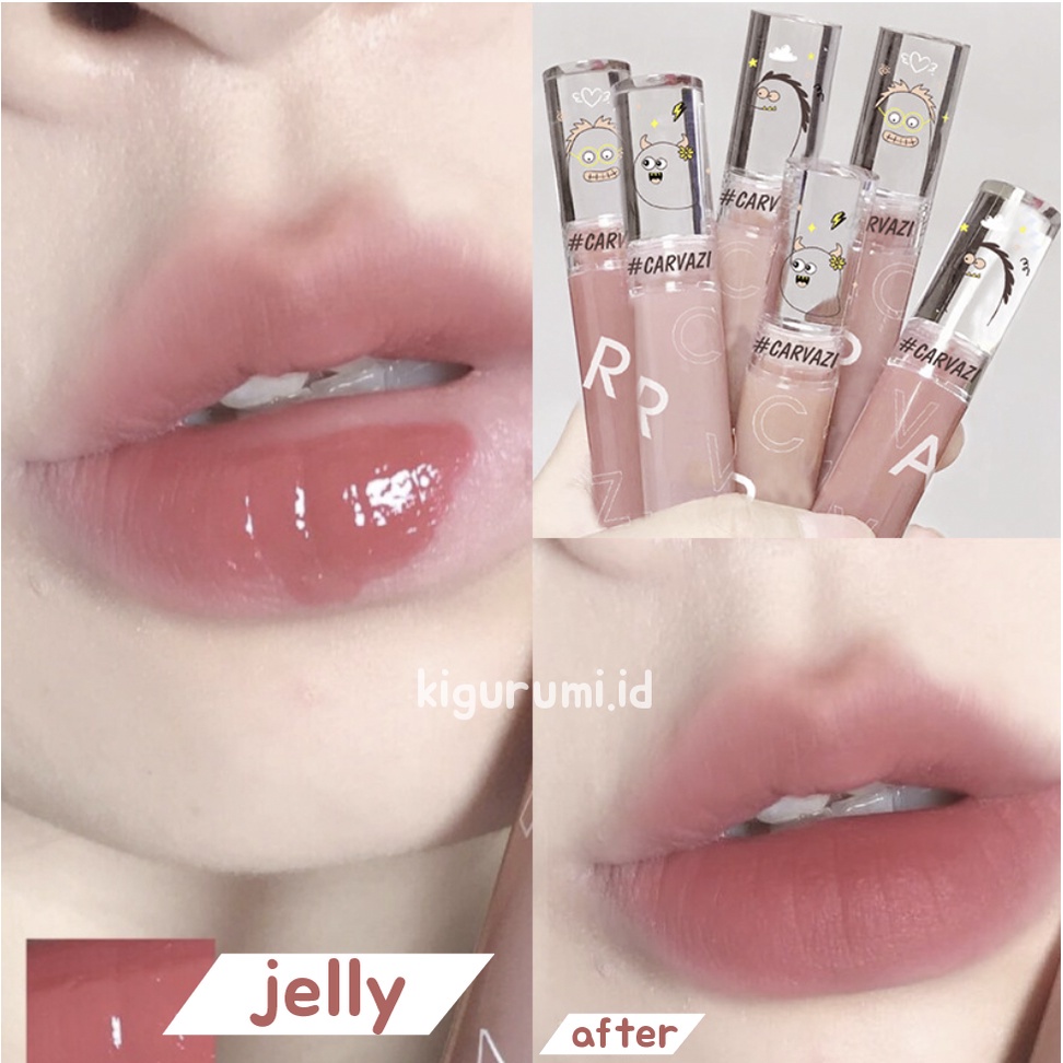 CAPPUVINI Monster Jelly Lip Cream Watery Lipstik Luminous Lip Glaze Moisturizes and makes lips look healthy XX028