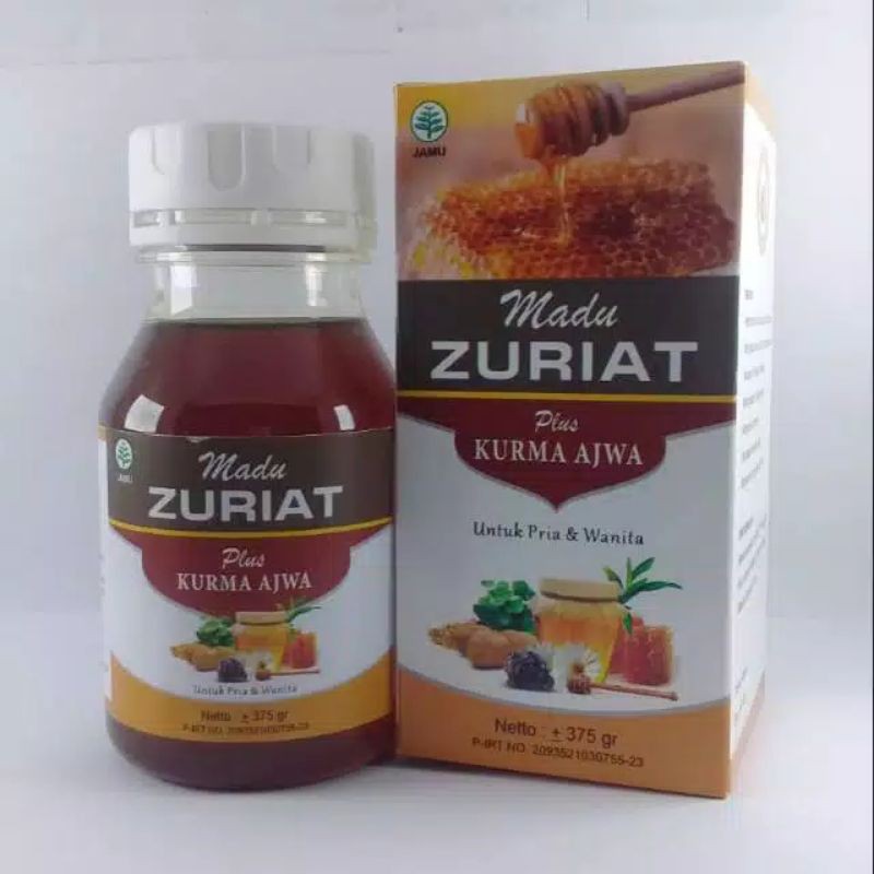 Madu Zuriat Djuriat plus Kurma Ajwa azwa Juriat Original Botol