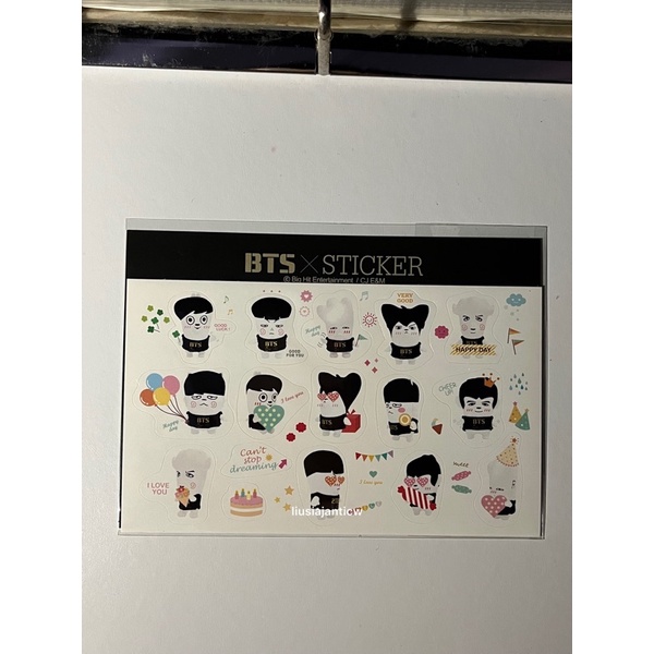 BTS Skool luv affair Hip hop Monster sticker official