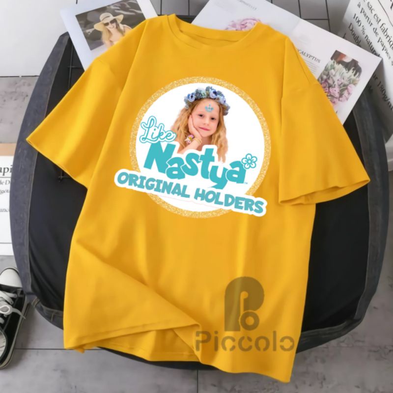 baju kaos anak nastya youtuber bahan premium