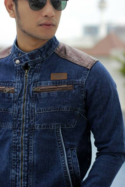 jaket jeans rocafela fj jaket pria