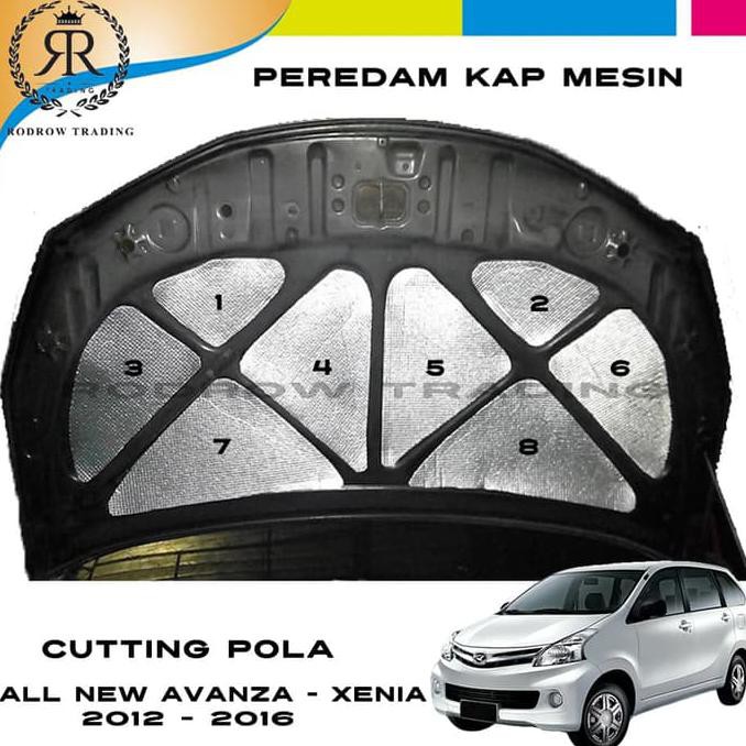 Peredam Kap Mesin Mobil Avanza 2016 / Cutting Pola Mesin Mobil Avanza Exclusive