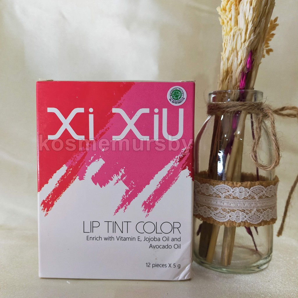 (BPOM)  Halal XI XIU Liptint Original 6 Warna