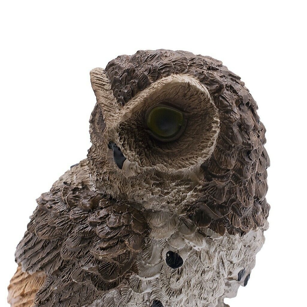 Details about  Novelty Solar Garden Lights Owl Ornament Animal Bird Outdoor LED Decor Sculpture OWT