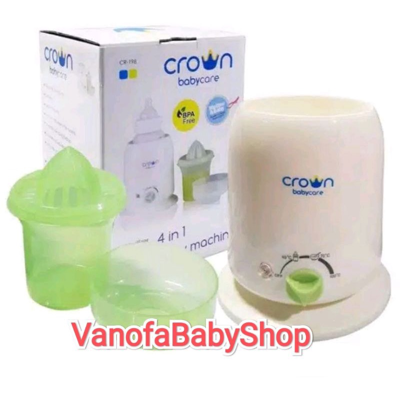 CROWN-PEMANAS SUSU CROWN 4in/ PENGHANGAT SUSU/ WARMER/ PEMANAS SUSU