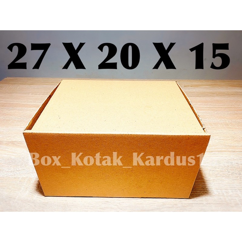 

box kotak kardus karton 27x20x15