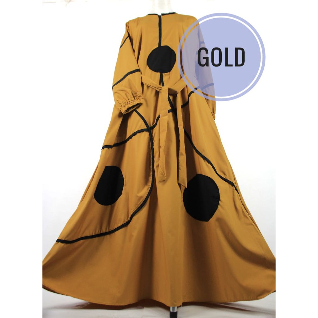 Gamis ninos Toyobo ZAHWA Dress Muslim syari Adem fodu tuyobo