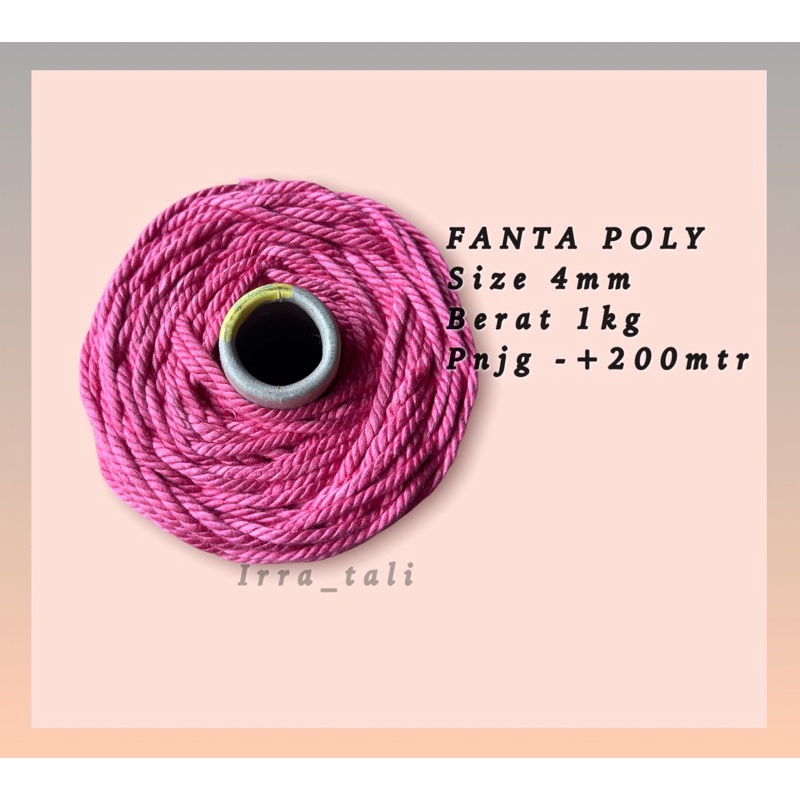 Tali katun warna FANTA POLY 1kg