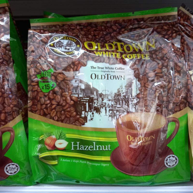 

IPOH AHUAT CHEKHUP PENANG WHITE COFFEE 3 in 1 INSTANT Hazelnut Krimer Cream OLD TOWN Classic