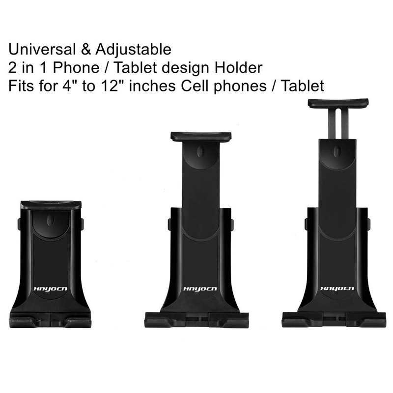 Dudukan ponsel sepeda penyangga tablet Dudukan ponsel sepeda motor Dudukan  Pengendara Braket pegangan mobil Braket pemasangan GPS Dudukan yang dapat disesuaikan Universal Penyesuaian satu tangan Cocok untuk iPad 4 ~ 12.9 inci/ponsel/tablet