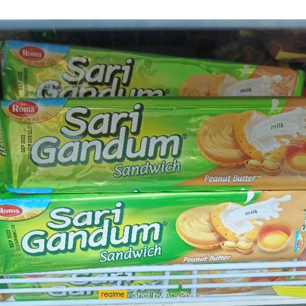 

Roma Sari Gandum Sandwich 115gr