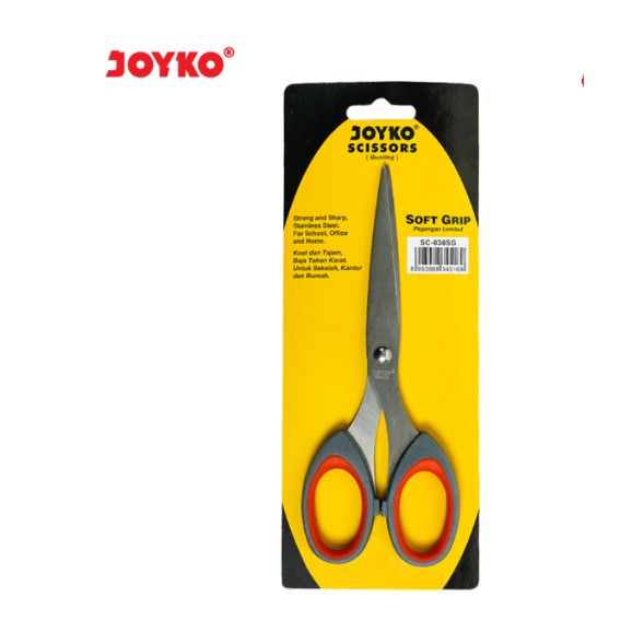 Gunting JOYKO SC-838 SG / Gagang Empuk / Soft Grip