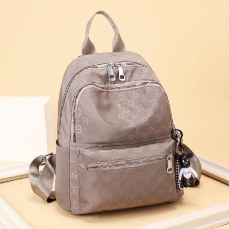 SG3356 Syafniegalery Ransel import free gantungan motif Gd nylon