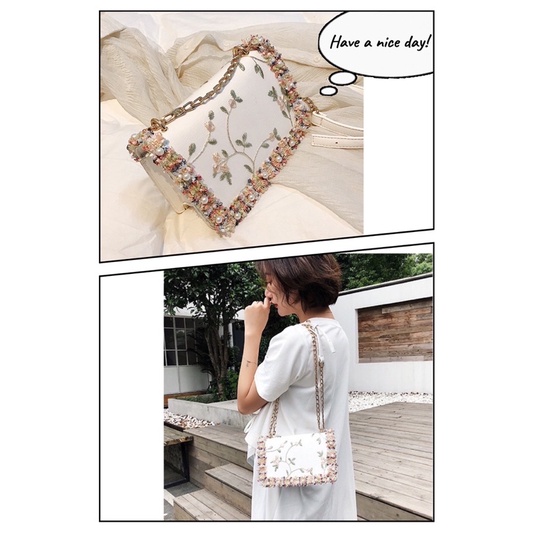 Tas wanita import ala korea bukan buttonscarves