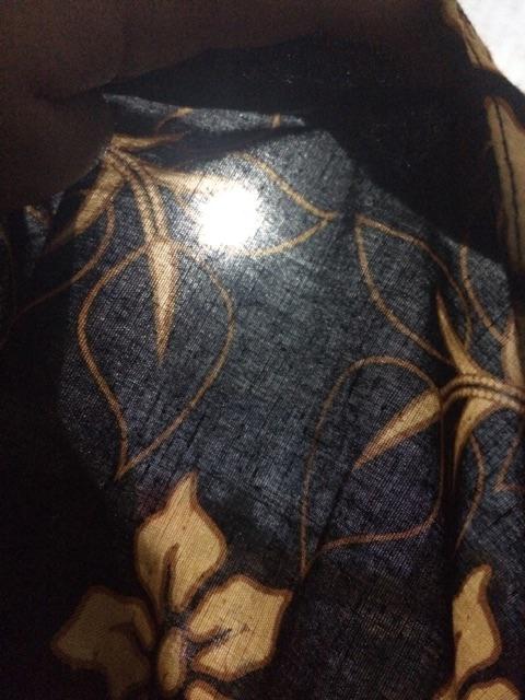 Blus Cendrawasih Batik Sogan Motif Modern Alusan Print