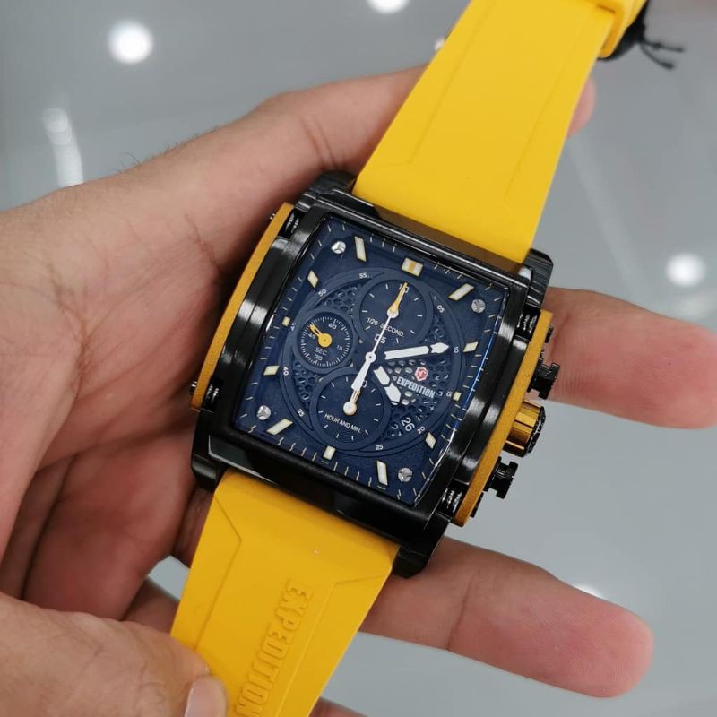 Jam Tangan Expedition E6798MC Yellow Original
