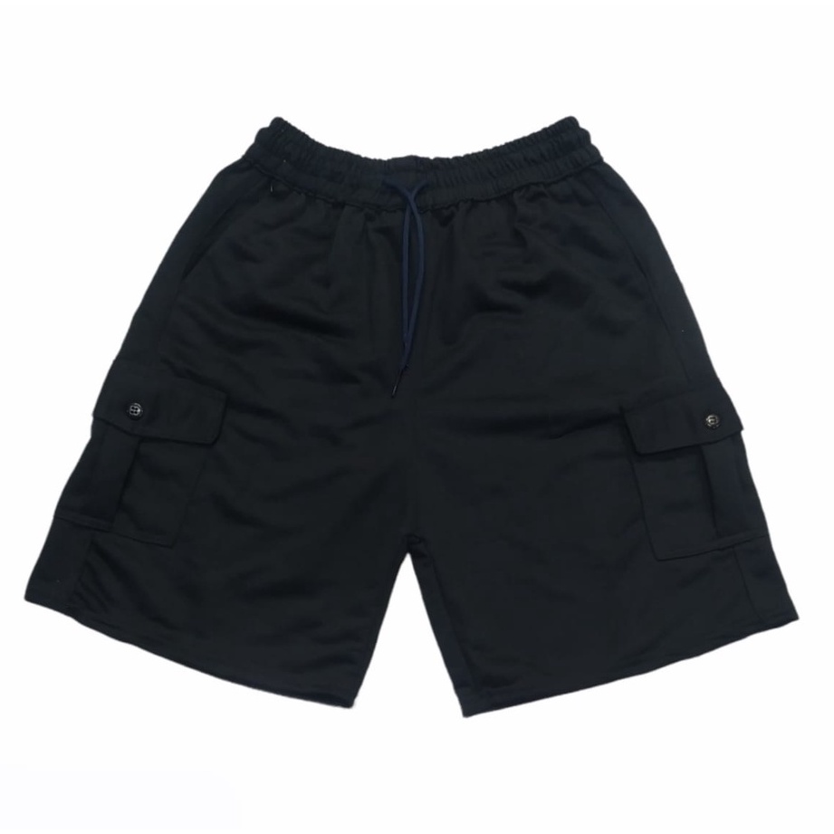 Celana Pendek Broadshort Pria Model Cargo Bahan Beby Tery Tebal Adem Ukuran Allsize