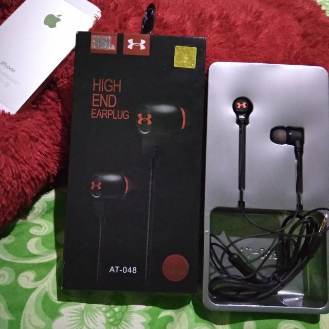 JBL Headset Tipe AT 048 Super Extra Bass Stereo  Earphone Competible Headset Jbl Samsung Oppo