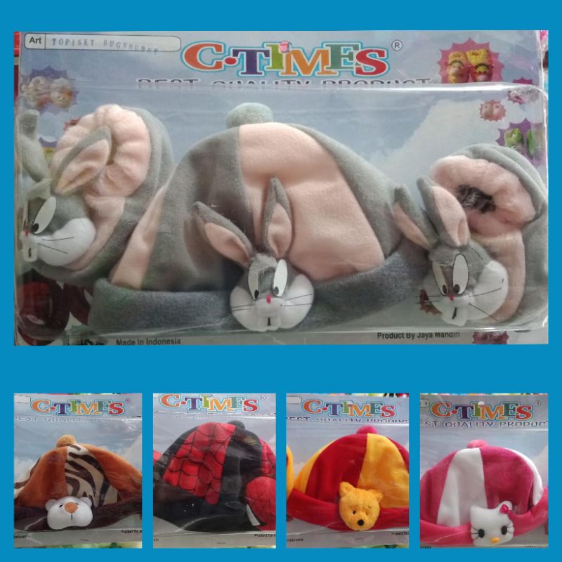 TOPI SET // TOPI BAYI // SEPATU BAYI BHAN HALUS C-TIMES