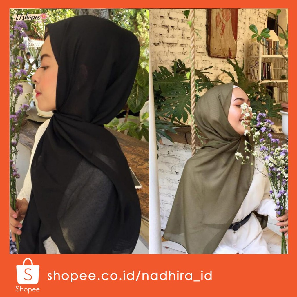 pashmina bella square bahan hycon terbaru