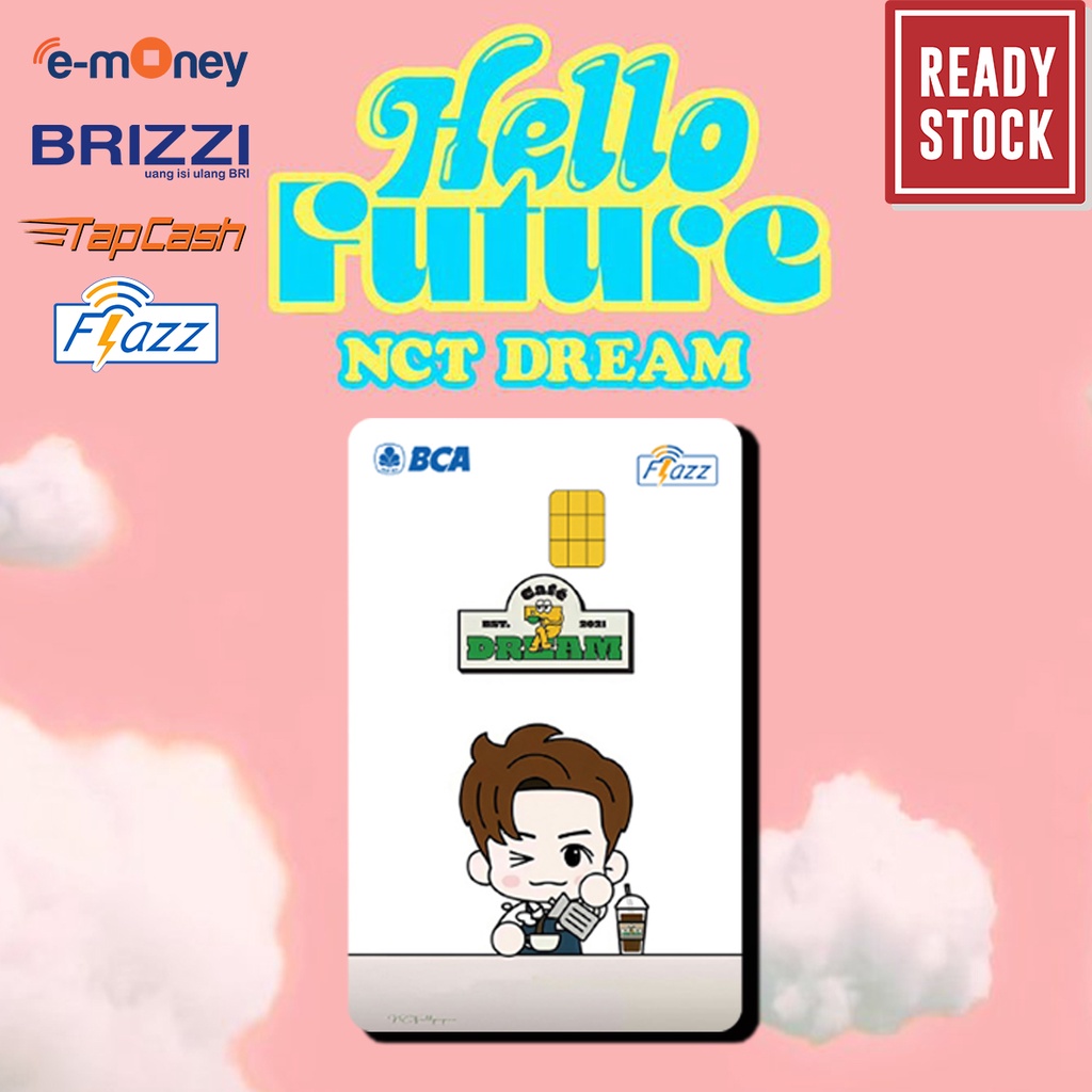 Emoney mandiri flazz bca gen 2 brizzi tap cash custom NCT DREAM k-pop DREAMER kartu e toll free edit 1 sisi atau 2 sisi cocok untuk komunitas dan souvenir