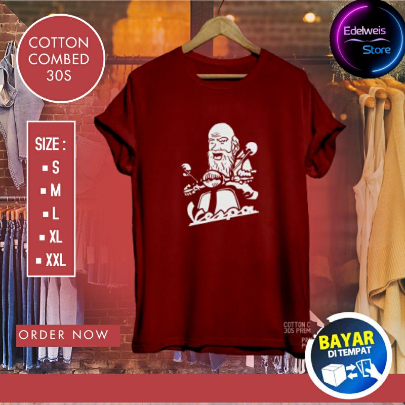 Pakaian Pria Terbaru Kaos Kaus Vespa Orang Tua Kous Oblong Atasn Remaja Abg Tanggung Dewasa Peria Co