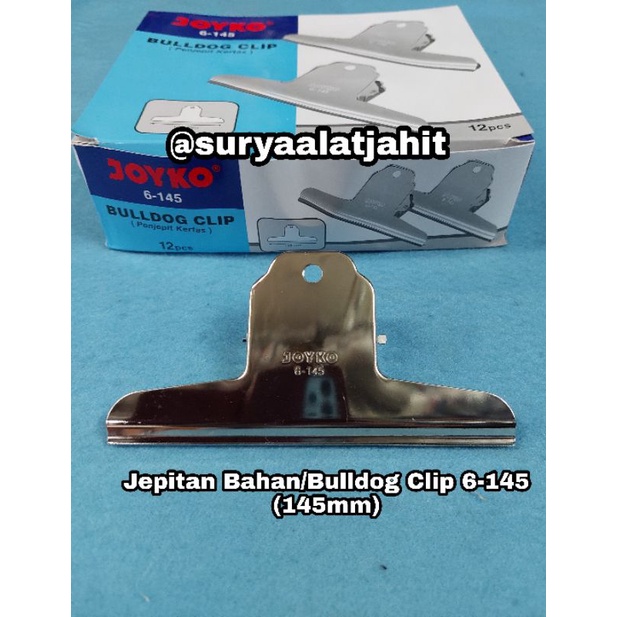 Jepitan Bahan Bulldog Clip 6-145 (145mm) Jk =rp.9.500/1pcs