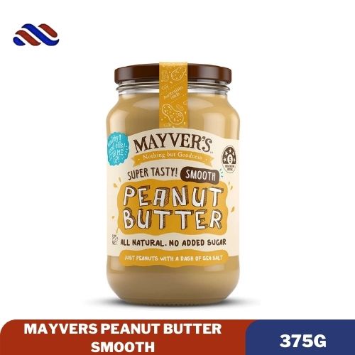 

Mayver's (Mayvers) Peanut Butter Smooth 375g(Gram)