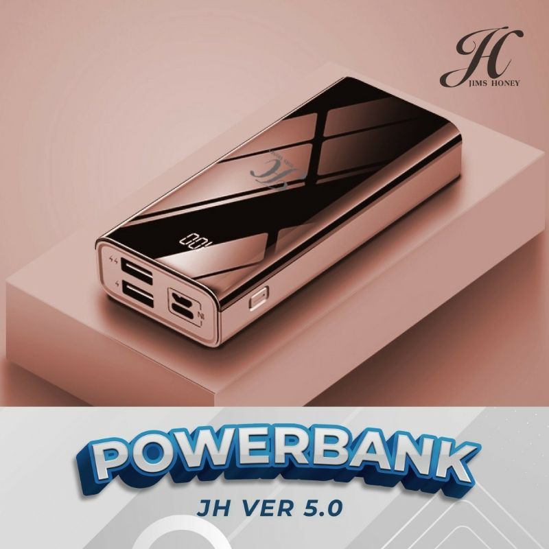 JIMS HONEY POWERBANK MINI MURAH 10.000 MAH ORIGINAL/POWER BANK KECIL MICRO TYPE C/FAWER BENG MURAH