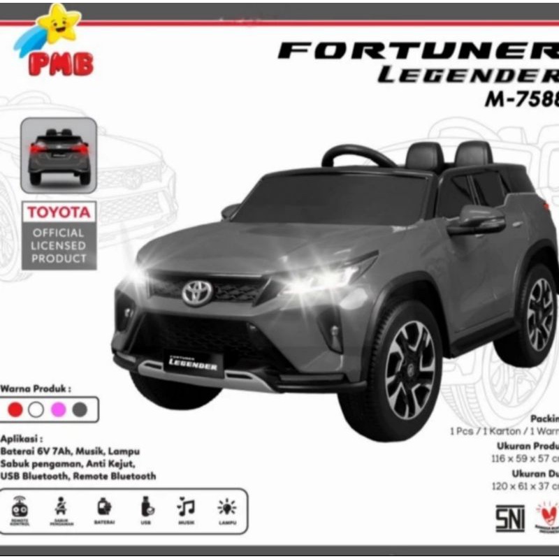 Mobilan Aki Fortuner Remote &amp; Manual