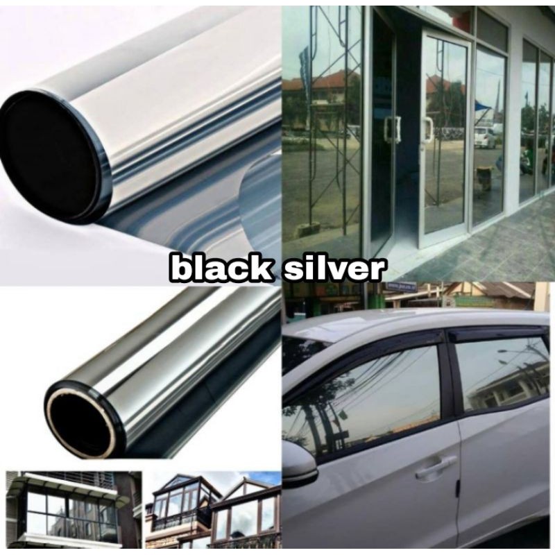 Kaca Film Mobil Black Silver Sparta Merek Hyper Black Anti Gores  Bisa Request Potong Berbagai Merek Dan Jenis Mobil