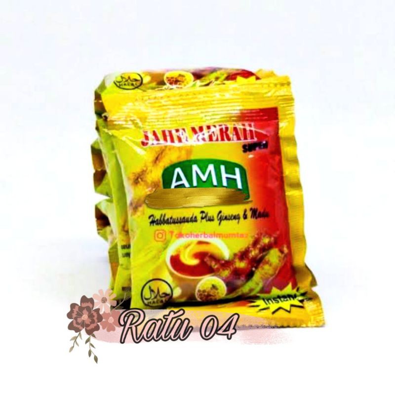 

Jahe Merah Super AMH Sachet | Jahe Merah Super Habbatusauda plus Ginseng Madu