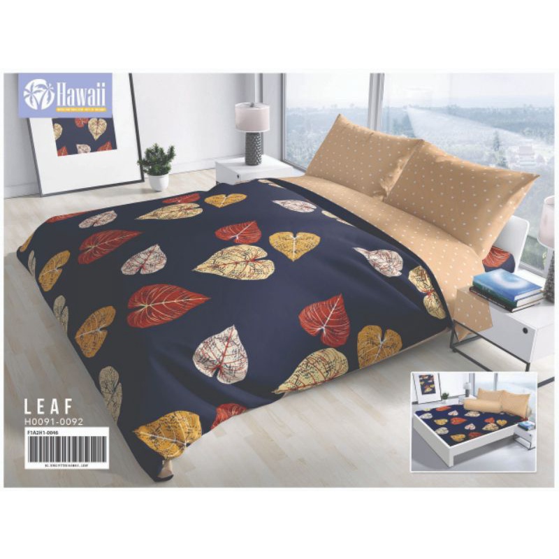 Bed Cover Bed Cover Set Hawaii My Love King 180x200 Leaf
