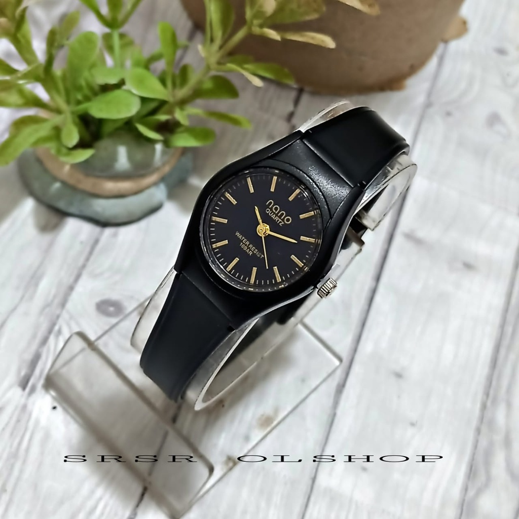 jam tangan wanita anti air nano strap rubber jam tangan wanita water resistant