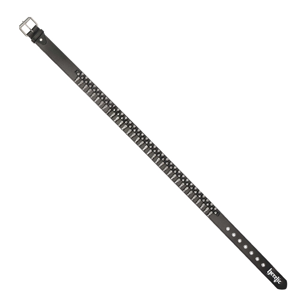 Heretic -  Bullet Leather Belt / Sabuk Peluru Kulit - Mayhem