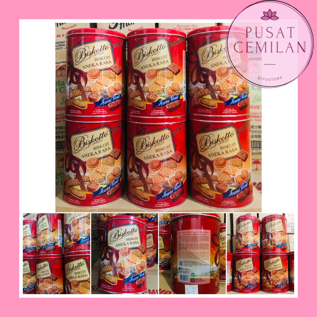 Biskuit Kaleng Murah - Kue Kaleng Aneka Rasa Biskitop Merah