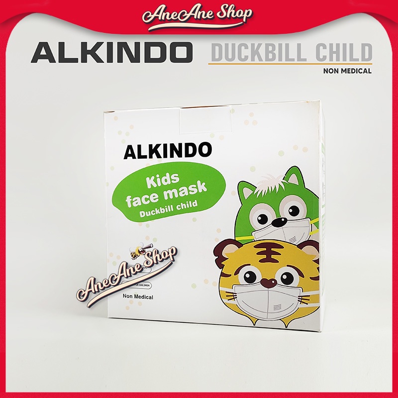 Masker Alkindo Duckbill Anak Motif 3ply Masker Sekali Pakai 3 Ply Non Medis